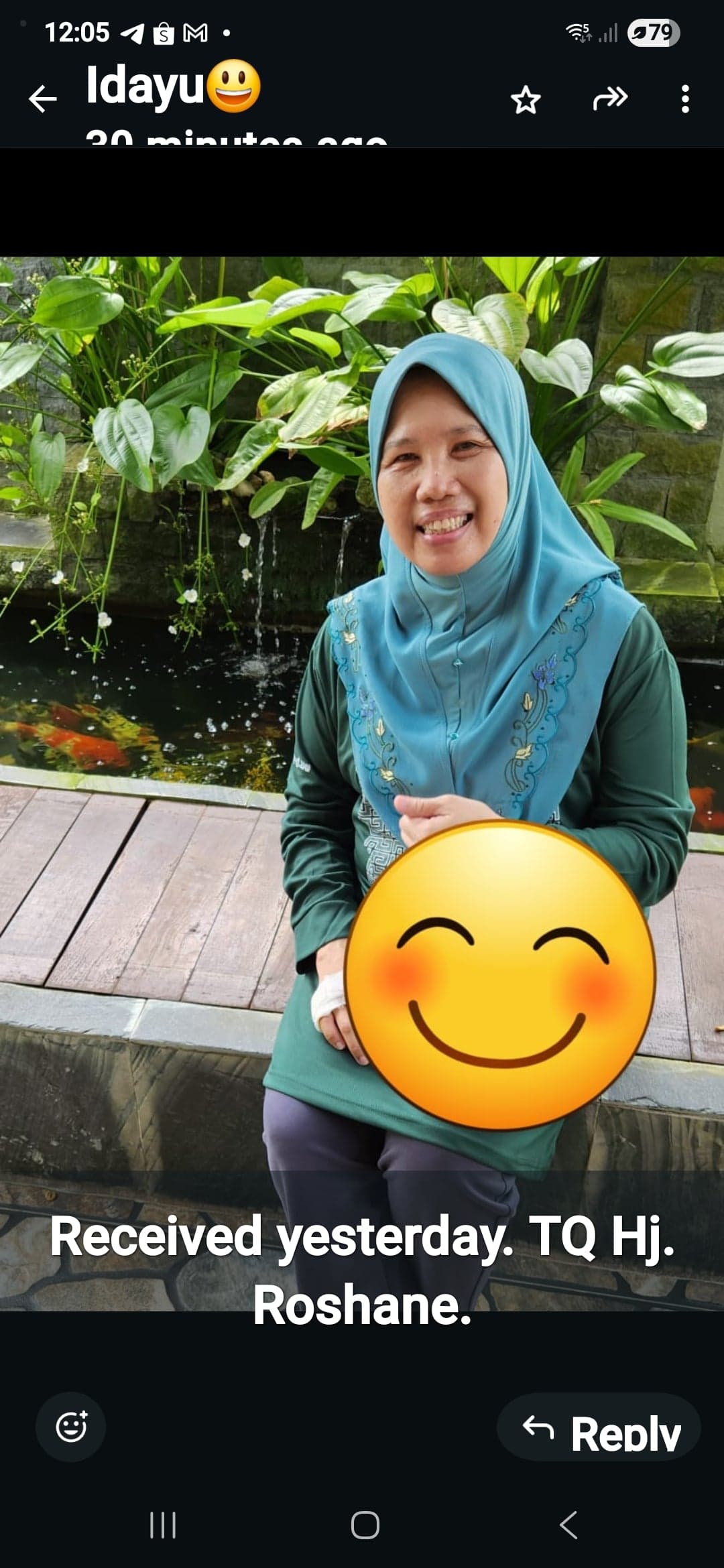 Hjh. Idayu from Kuching, Sarawak