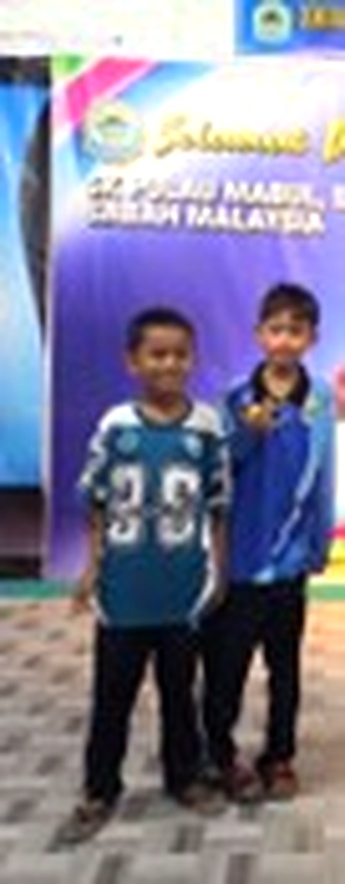 Boys from the Mabul Island community